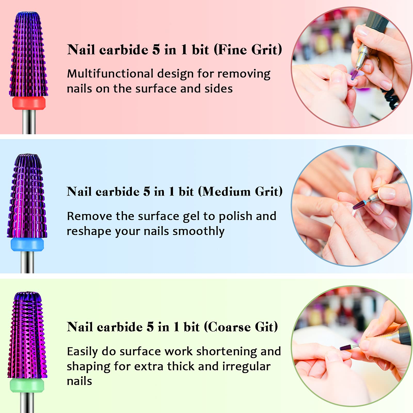Outus durable cemented carbide and tungsten steel bit construction resists wear
