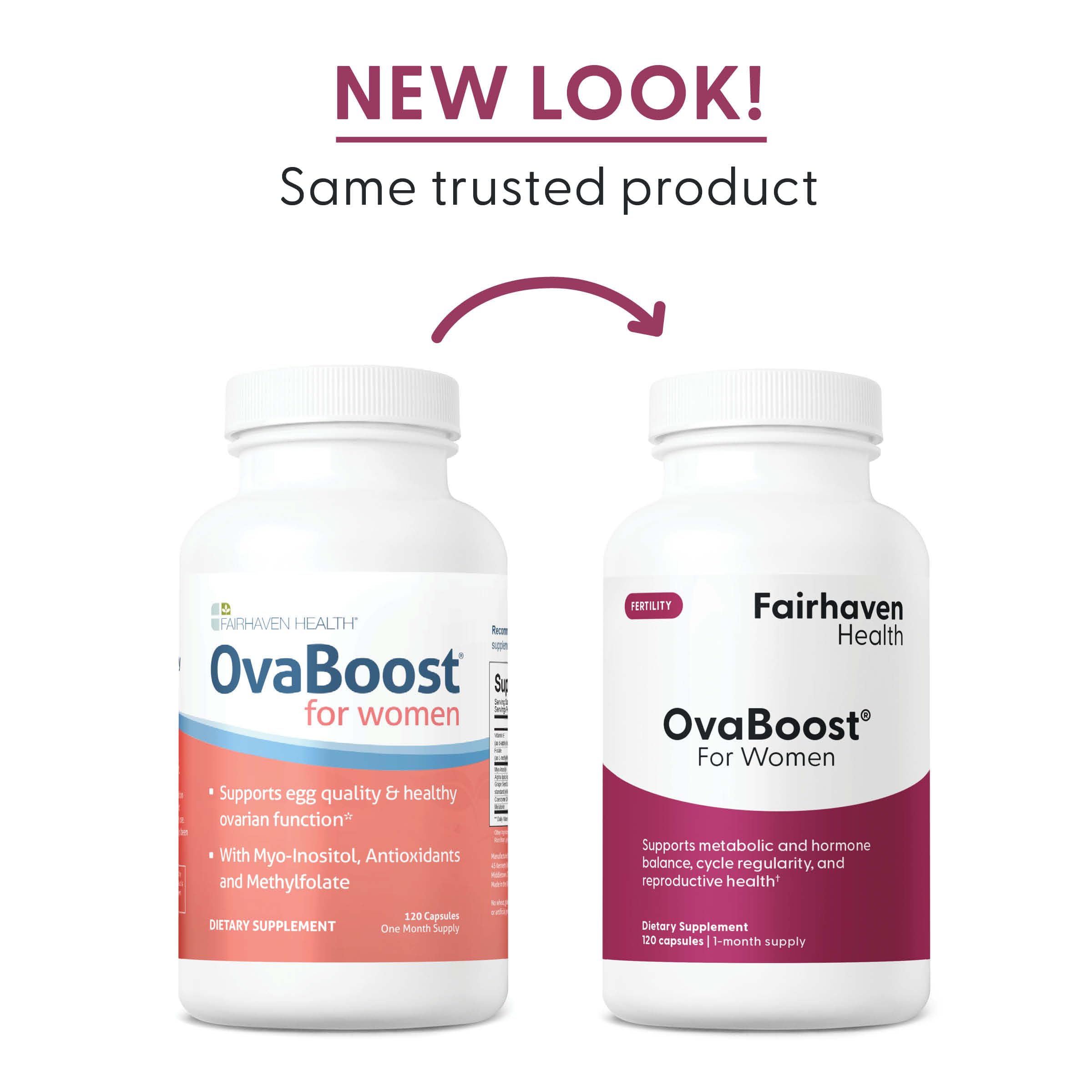 OvaBoost packaging and bottle image