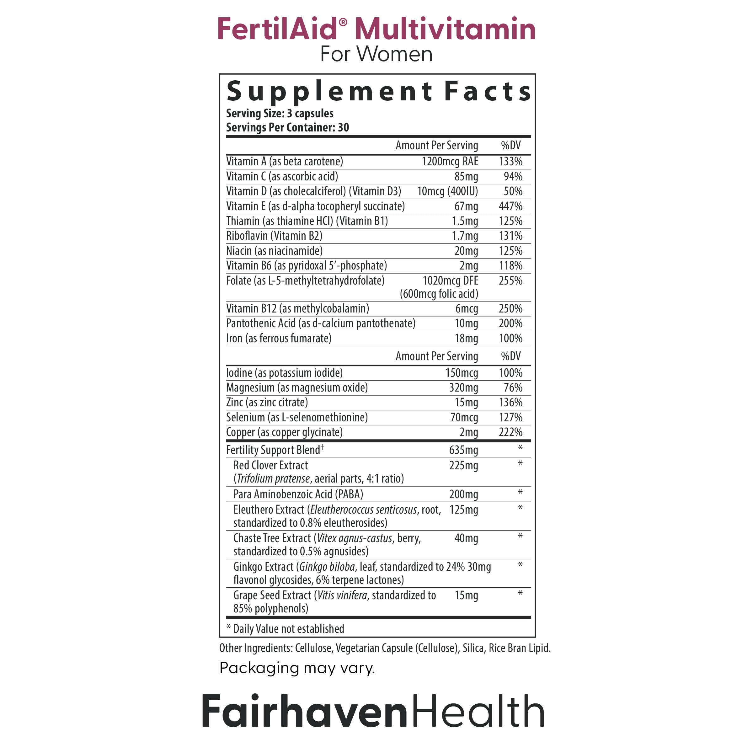 Ovaboost shows 2g Myo-Inositol per serving