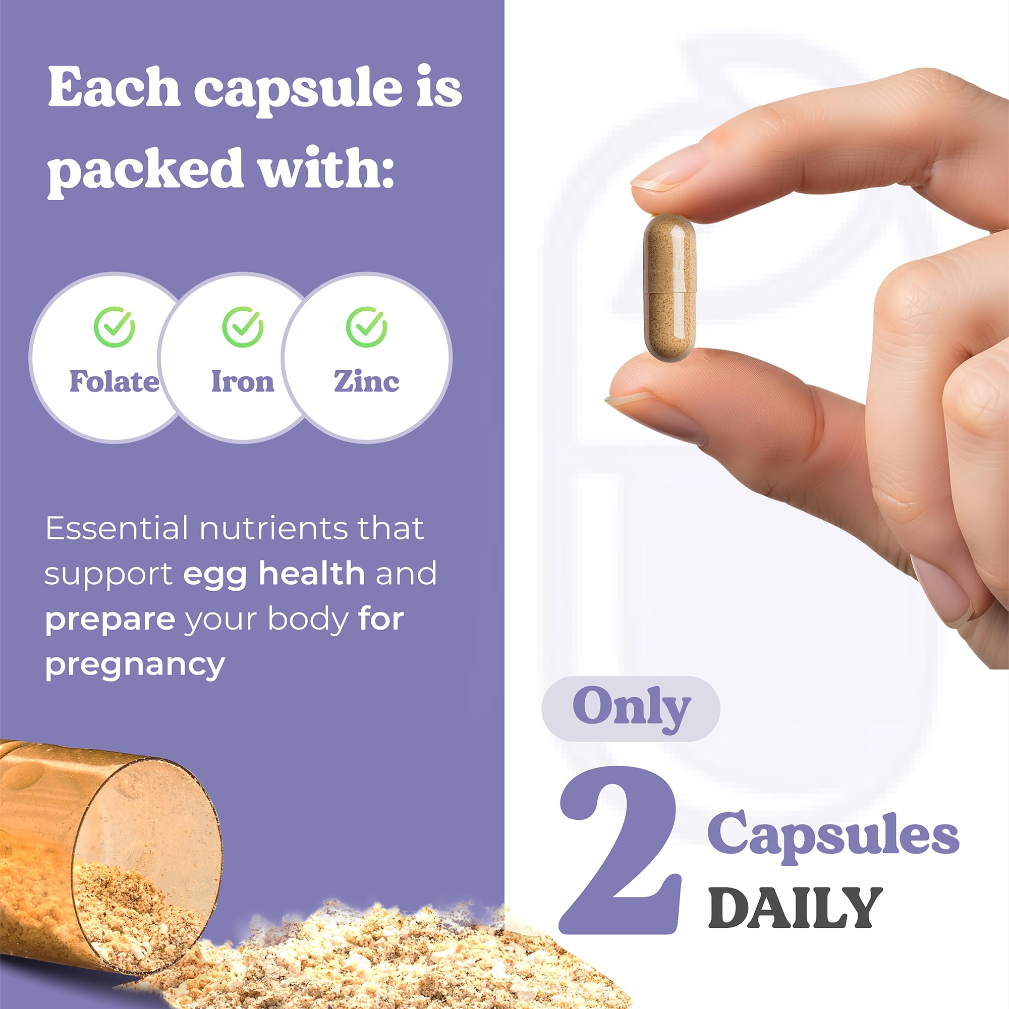 Ovalife ovarian support vitamins for egg health