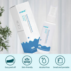 ovand skin-safe formula remover keeps skin protected during removal.