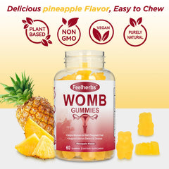 Ovary and uterus detox gummies for reproductive wellness