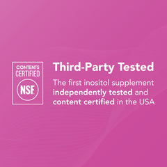 Nutrition facts and ingredients of Theralogix Ovasitol Inositol Powder