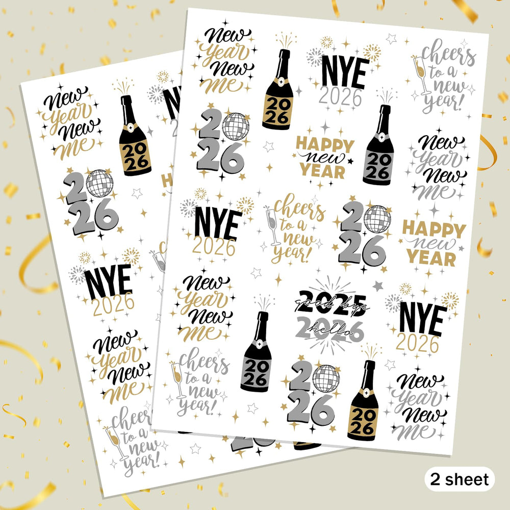 Ovasorve gold-silver foil tattoos for glamorous New Year looks