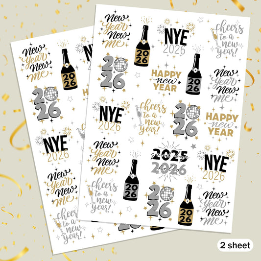 Ovasorve gold-silver foil tattoos for glamorous New Year looks