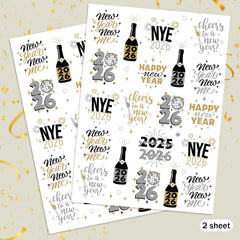 Ovasorve gold-silver foil tattoos for glamorous New Year looks