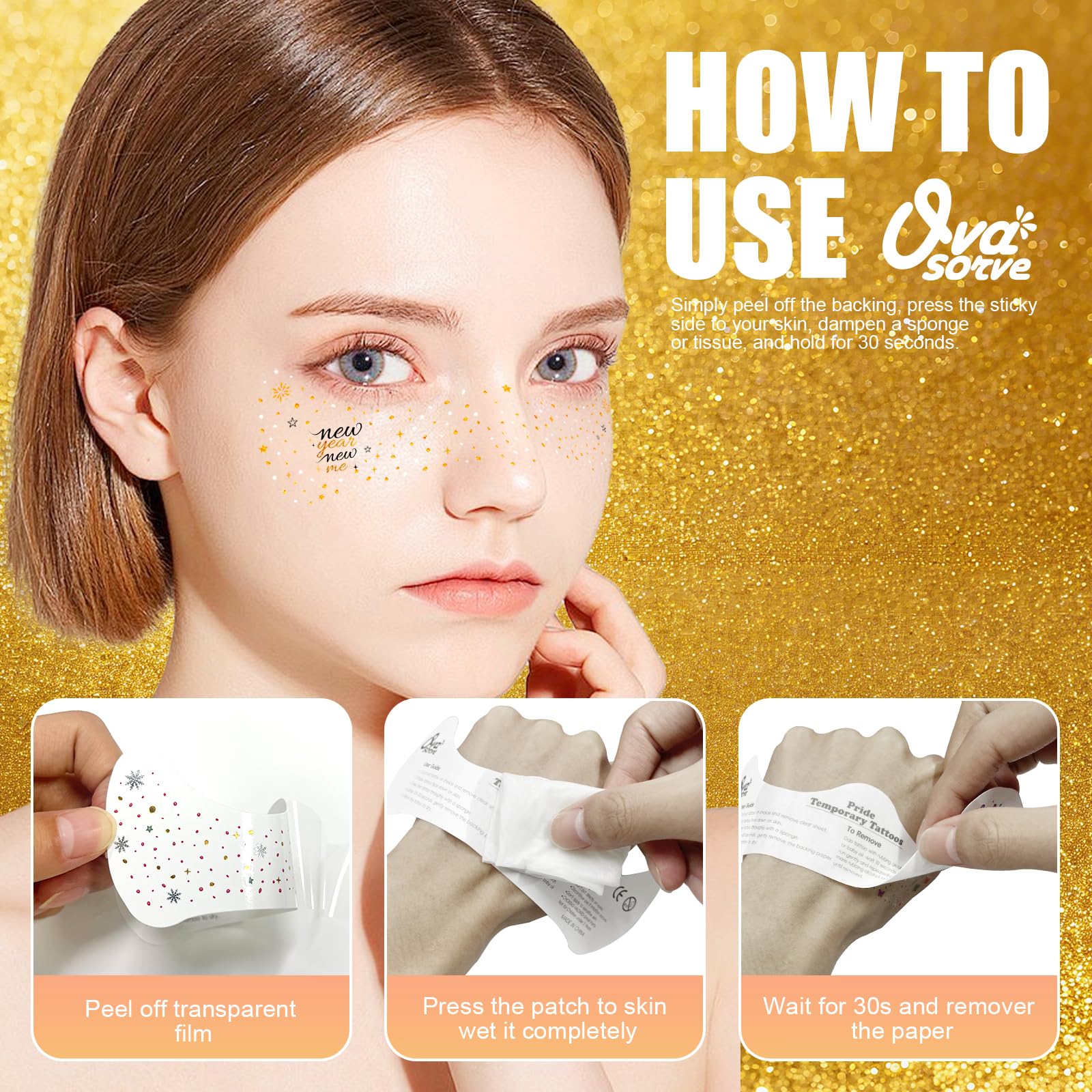 Ovasorve skin-friendly formula ensuring comfortable all-night wear