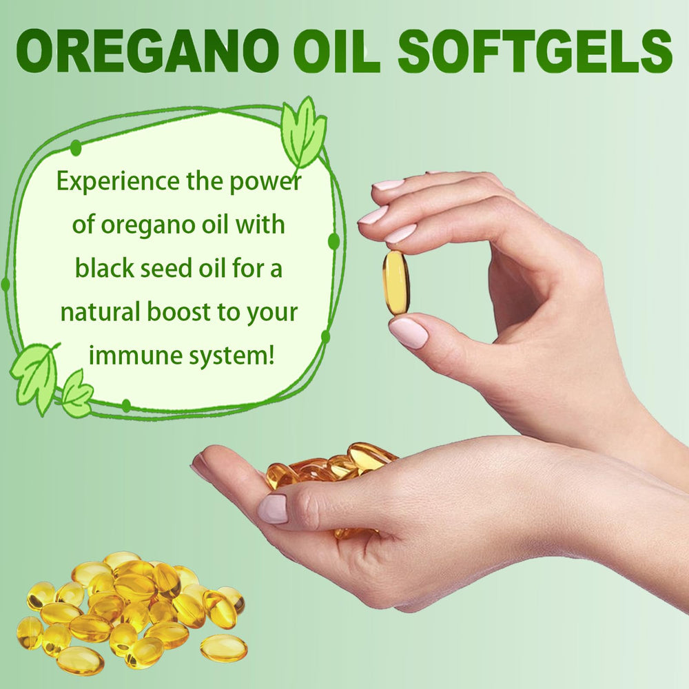 Wellness-focused oregano oil product image