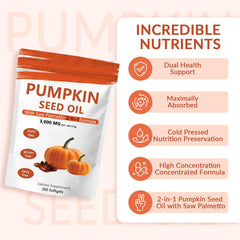 Organic pumpkin seed oil softgels by Ovela