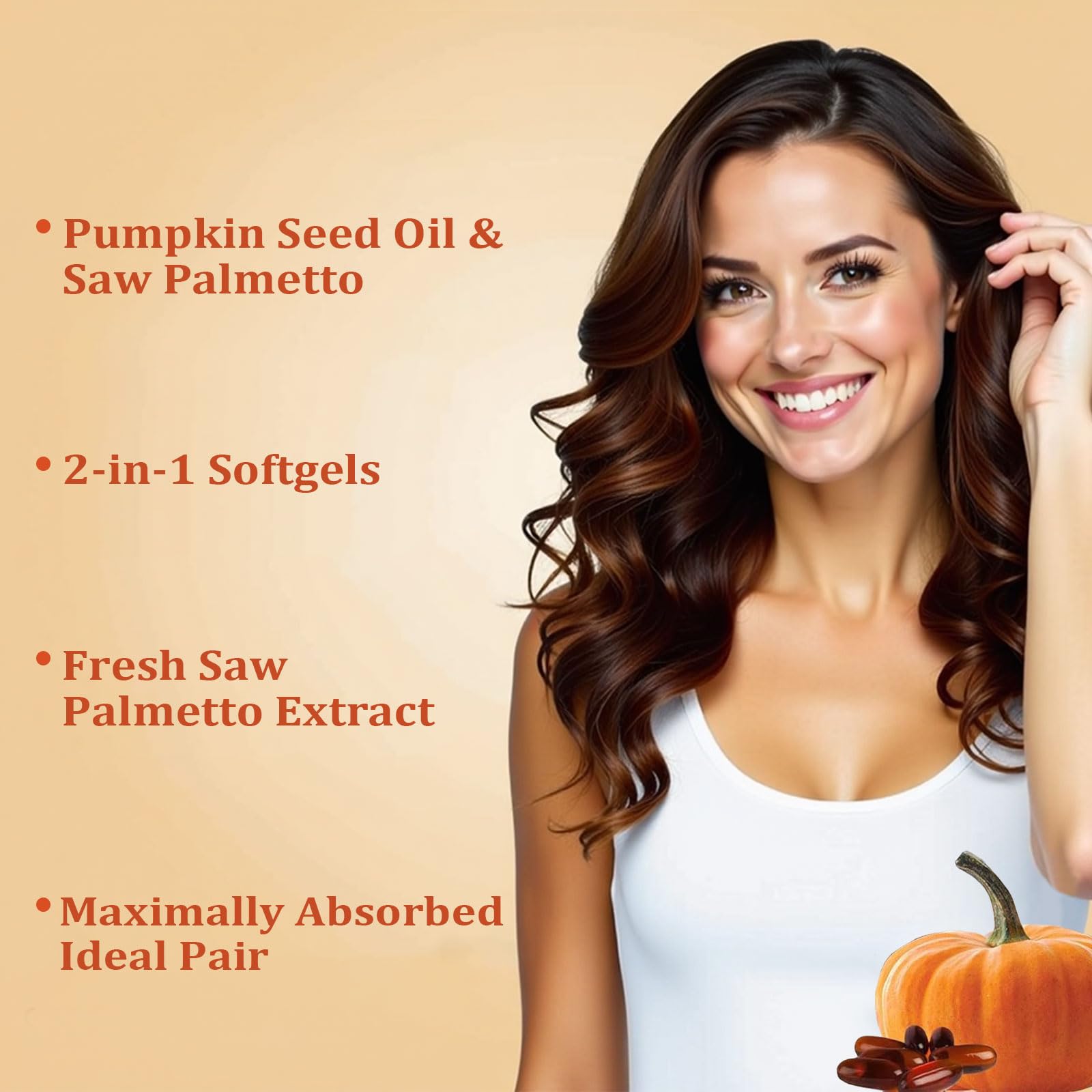 Healthy hair strands representing growth and fullness