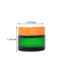 Over News reusable glass jars ideal for candles, creams, or DIY projects.