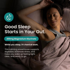 Overnight digestion and morning regularity illustration