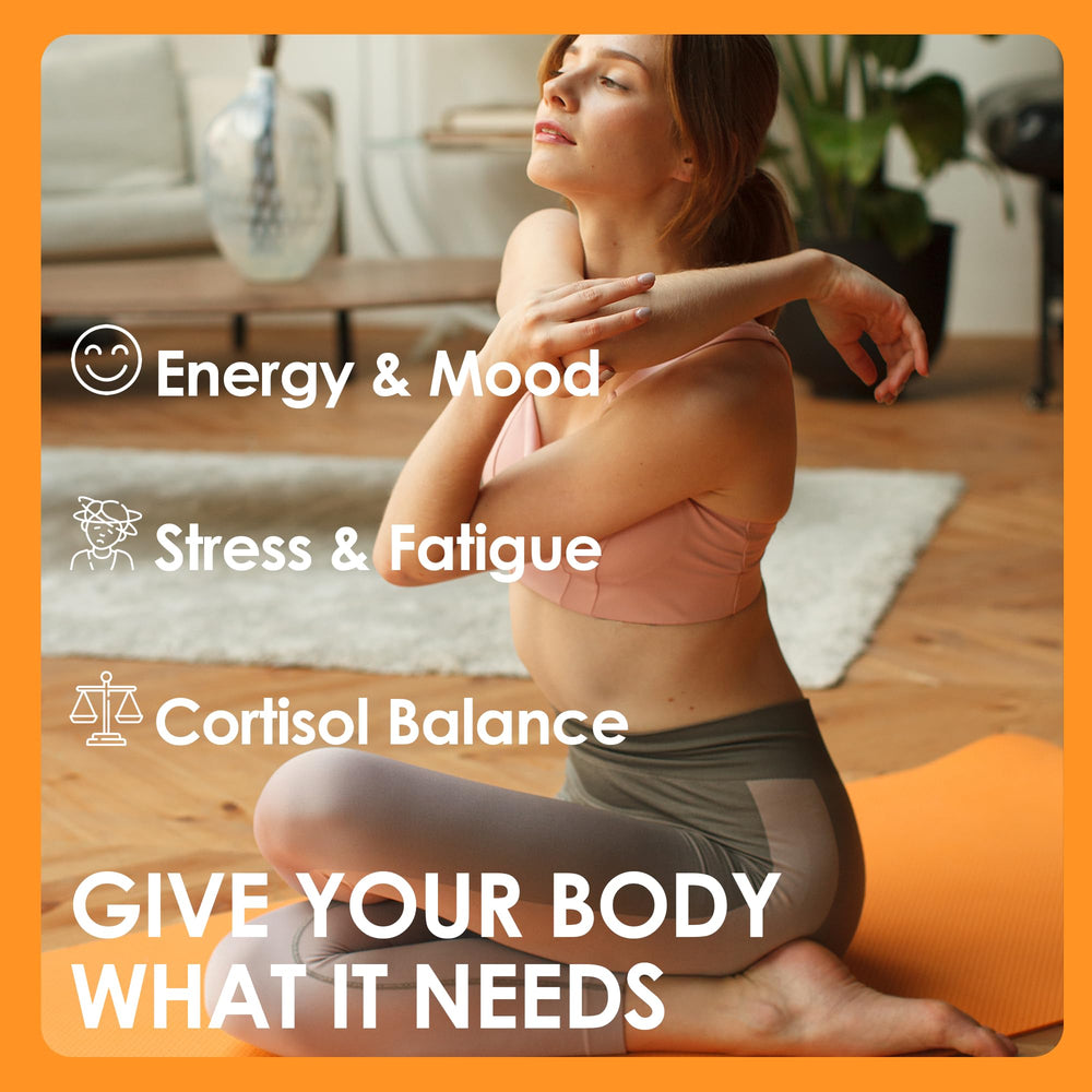 oviaapo Cortisol Drink Powder ingredient list conveys natural components.