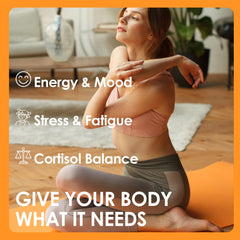 oviaapo Cortisol Drink Powder ingredient list conveys natural components.
