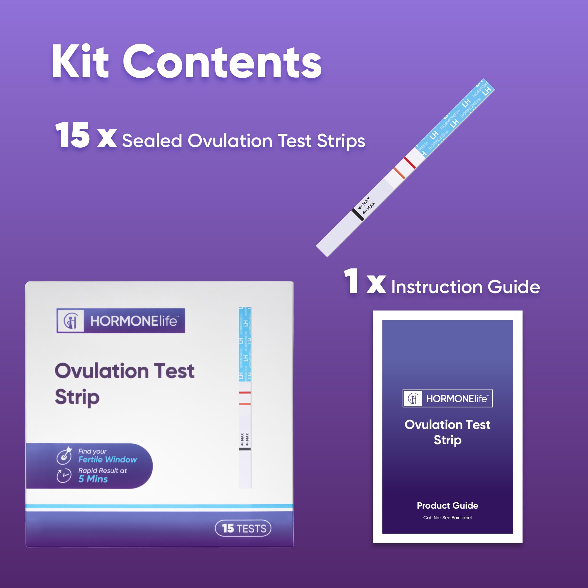 Packaging of ovulation test strips