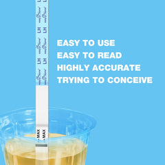 25 ovulation test strips included