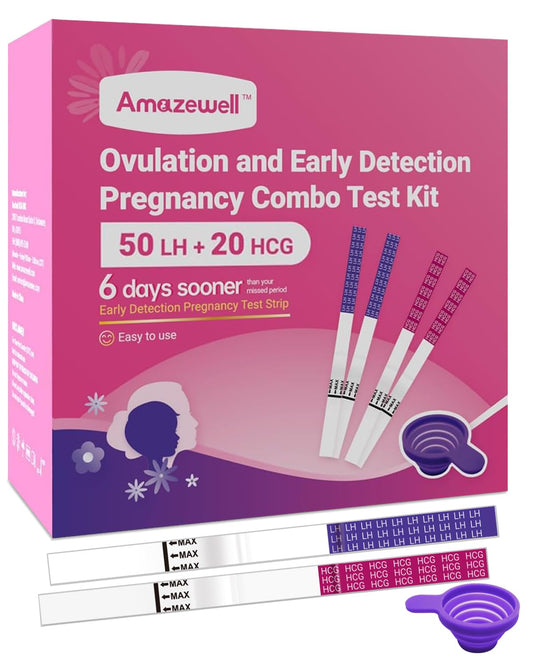 Boxed Ovulation Test Strips Kit and Pregnancy Test Strips