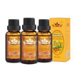 Ownest ginger massage oil 3-pack bottles