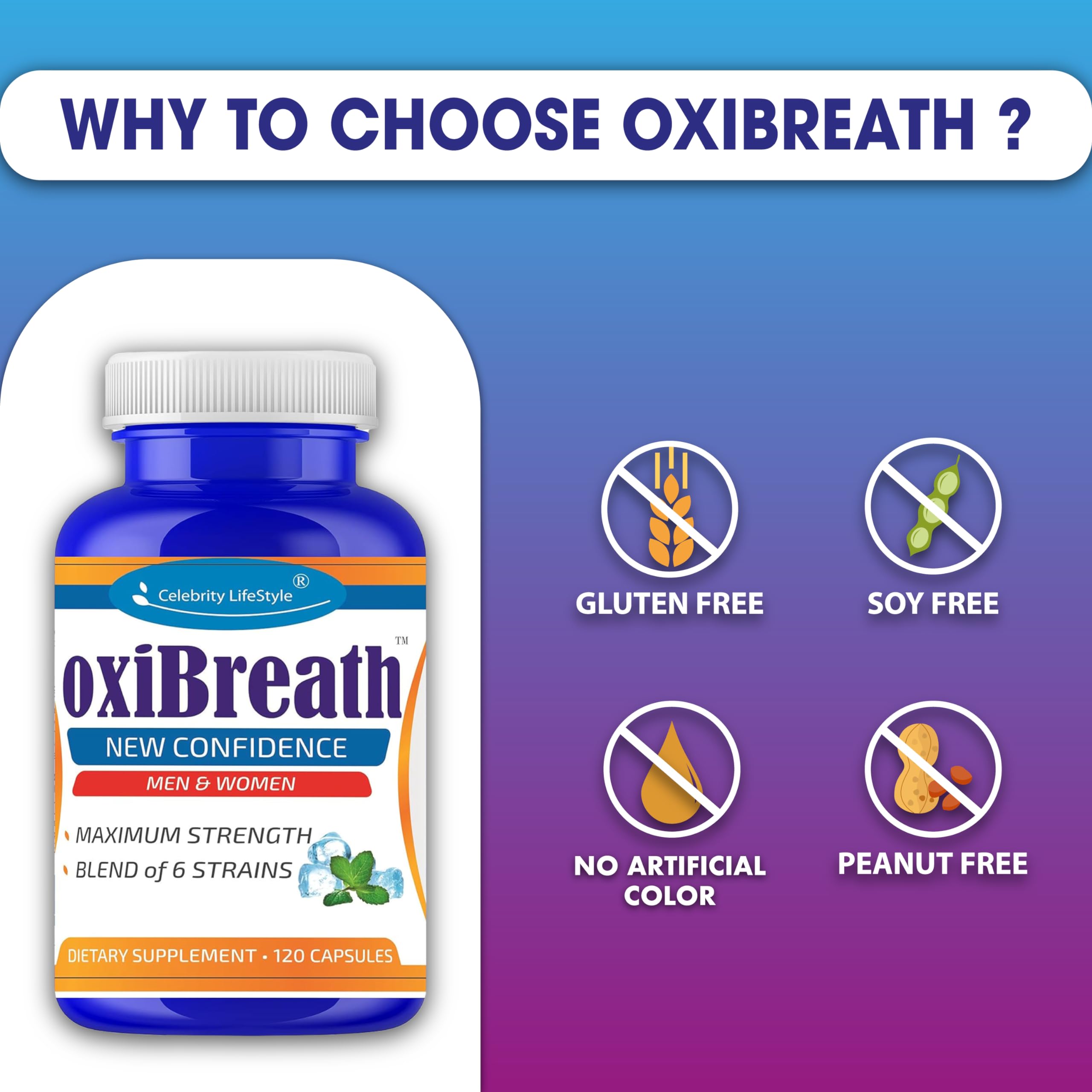 Promotes fresh breath and overall oral wellness