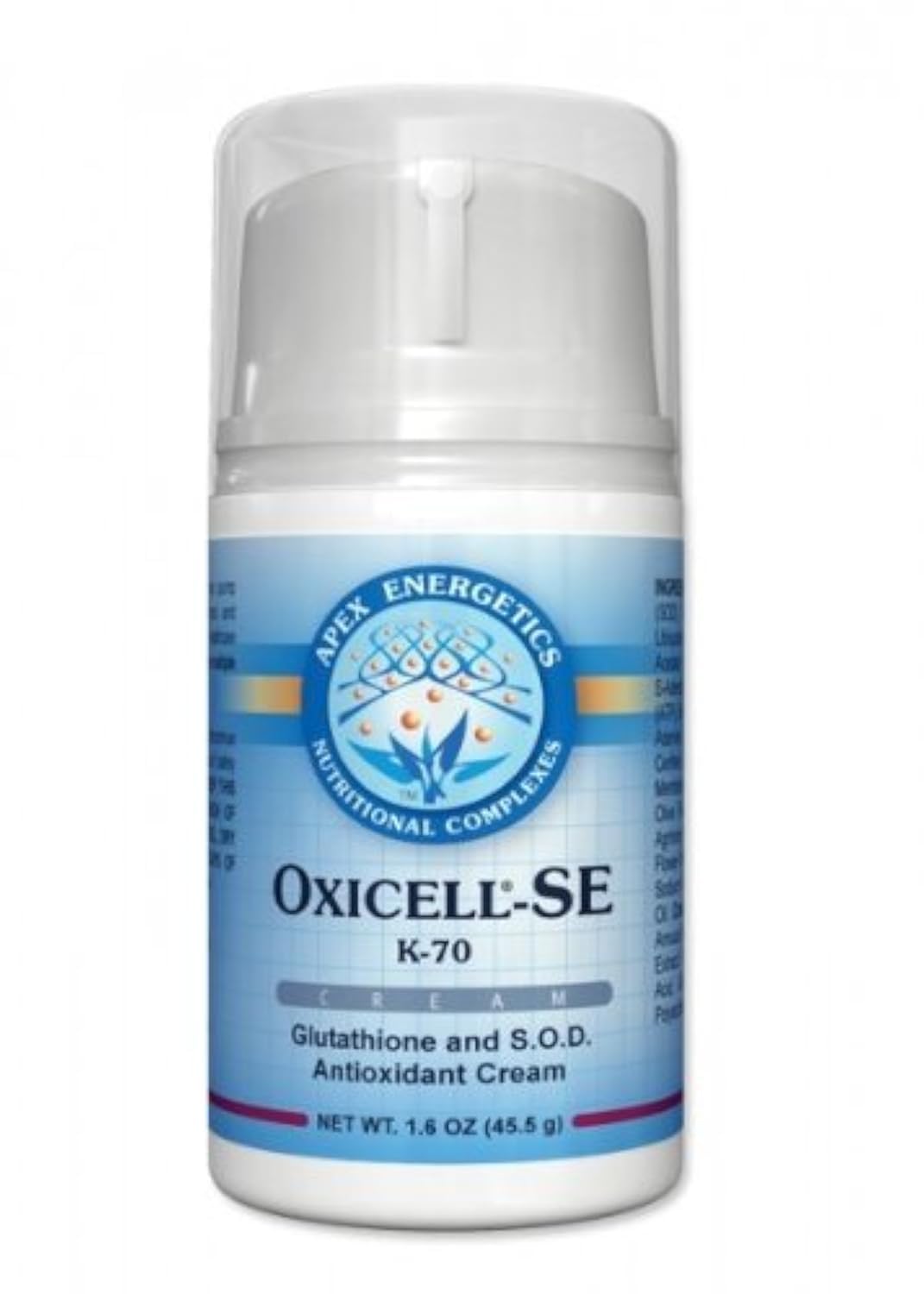 Apex Energetics Oxicell-SE topical cream with glutathione and SOD (KR-70)