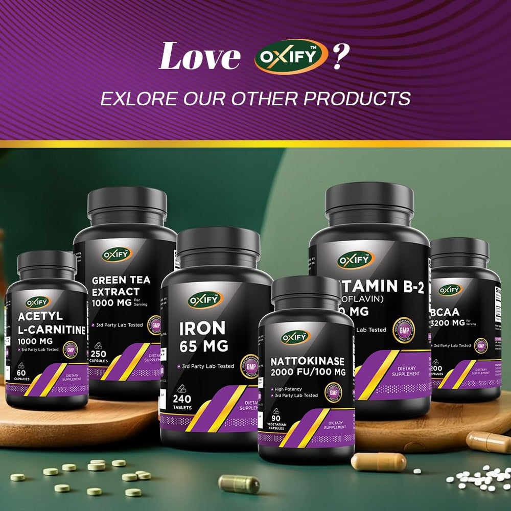 Manufactured in the USA in a GMP-certified facility for Oxify supplement.