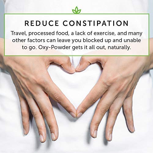Oxy-Powder capsules close-up emphasizing easy daily dosing.