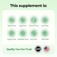 Made in USA GMP-certified facility label