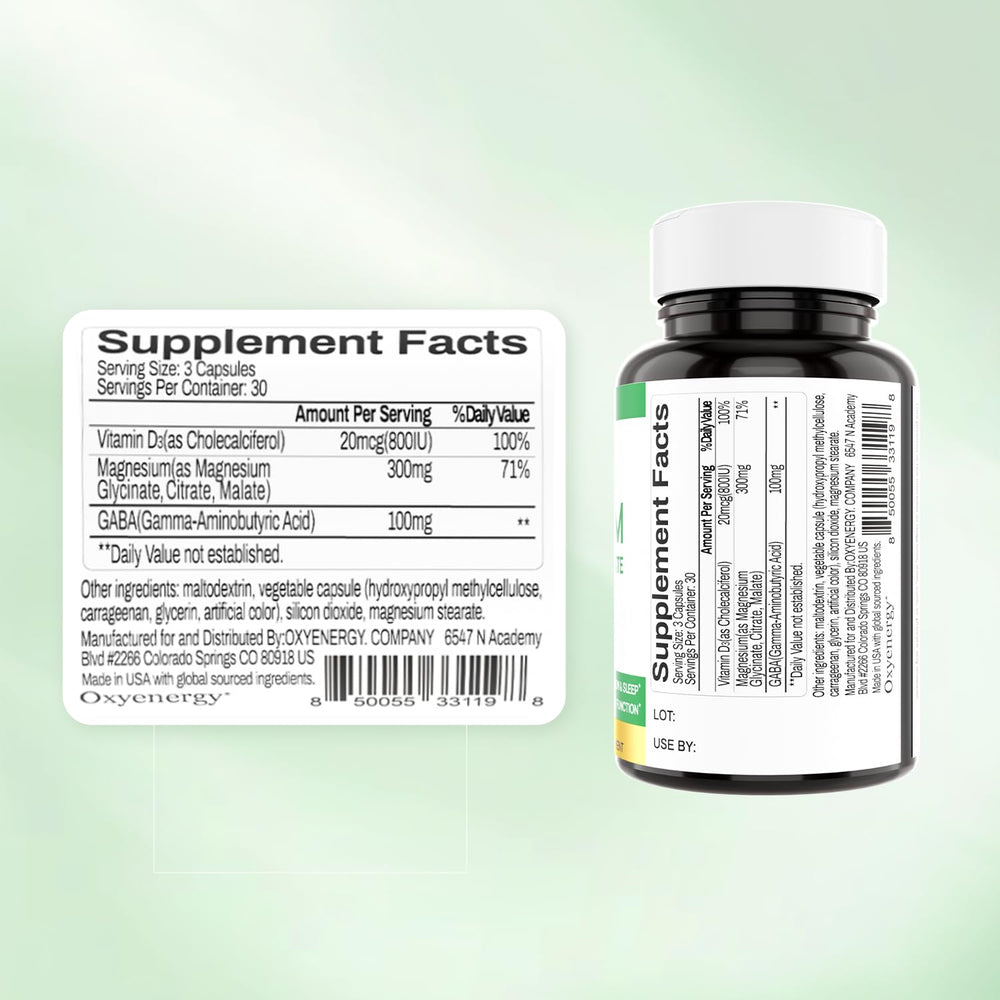 Vitamin D3 added for bone health and magnesium absorption