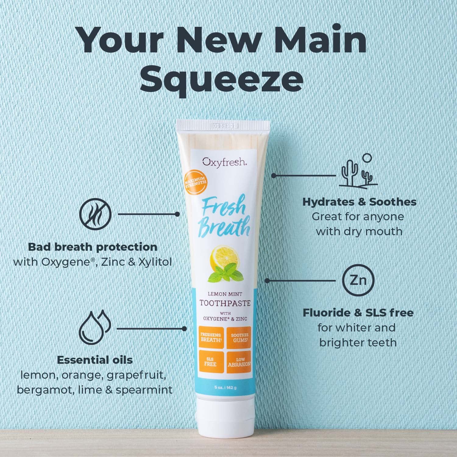 Label close-up: SLS-free and fluoride-free