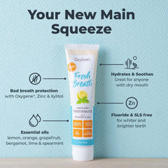 Label close-up: SLS-free and fluoride-free
