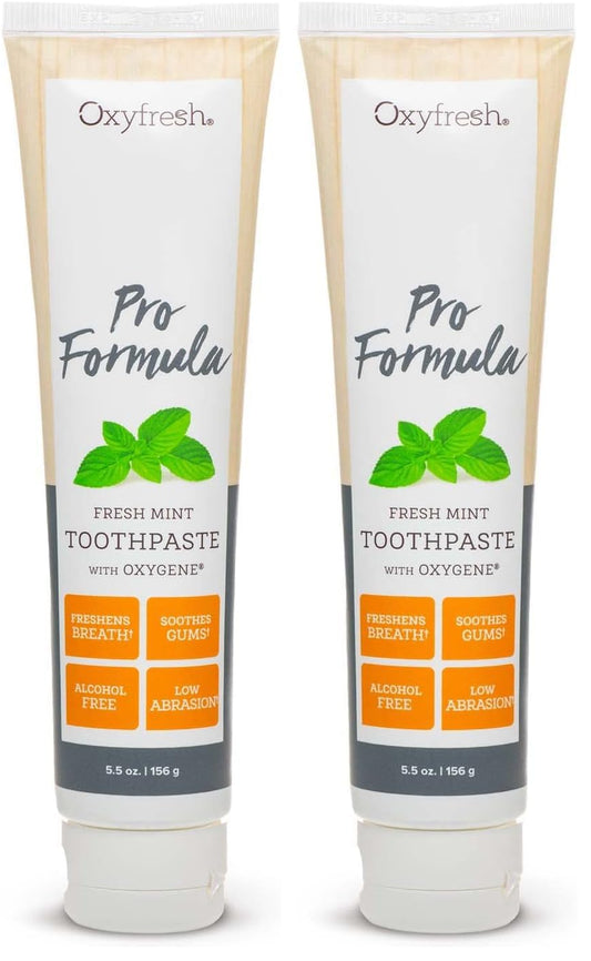 Oxyfresh Pro Formula Fresh Mint Toothpaste – front of pack with branding