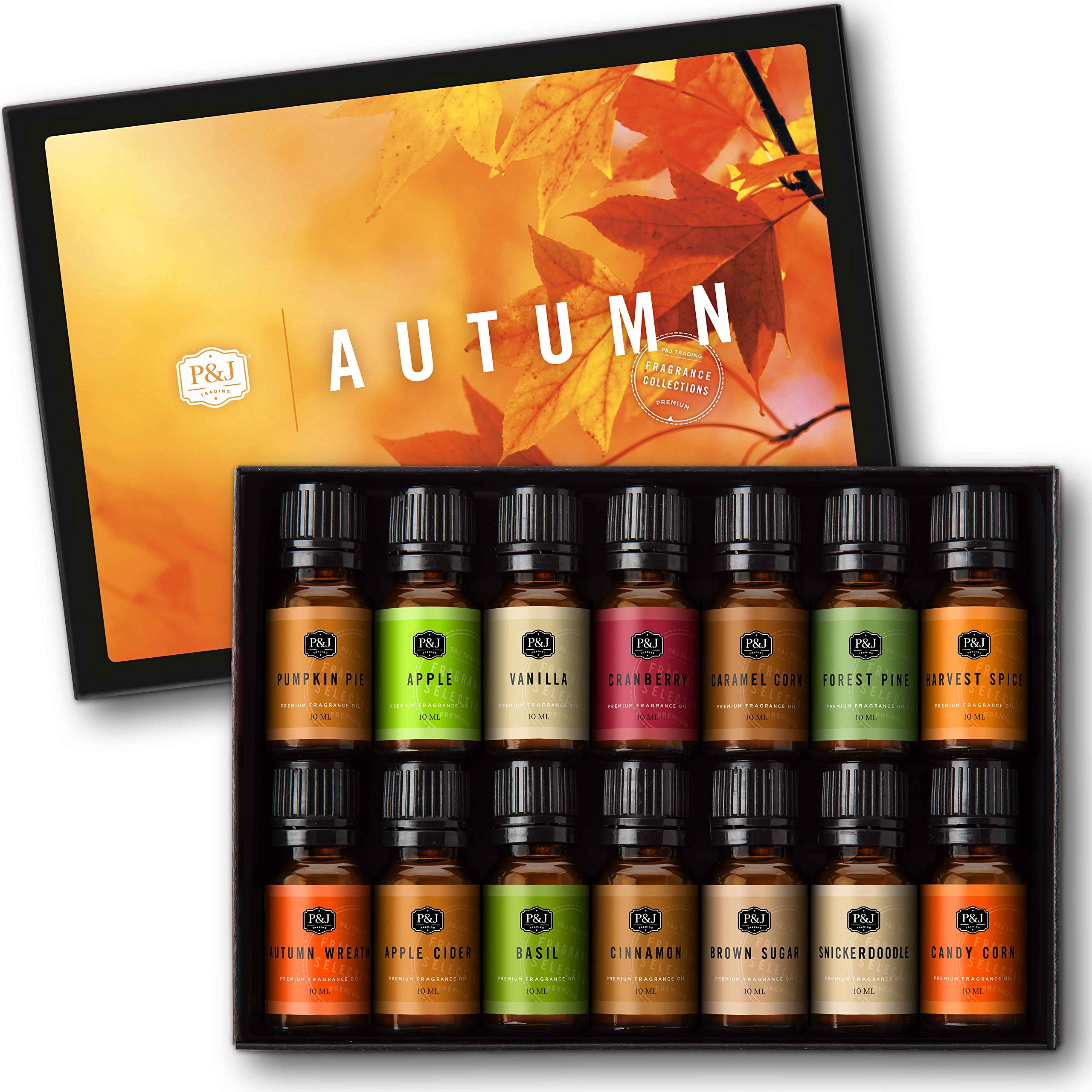 P&J Trading Autumn Set gift box with 14 fragrance oils