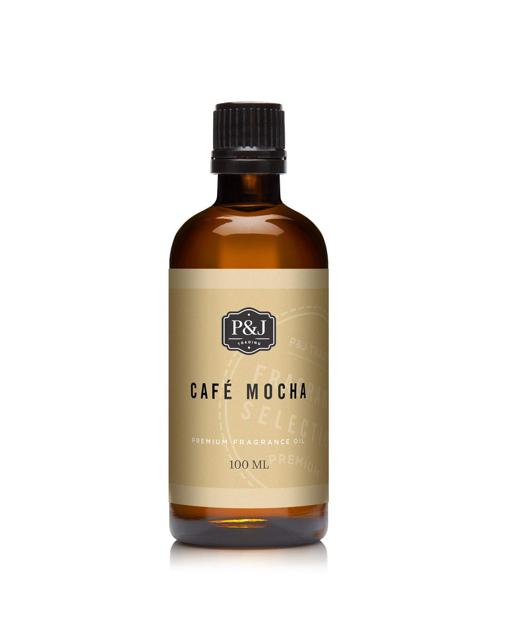 P&J Trading Fragrance Café Mocha Oil 100ml bottle with euro dropper cap
