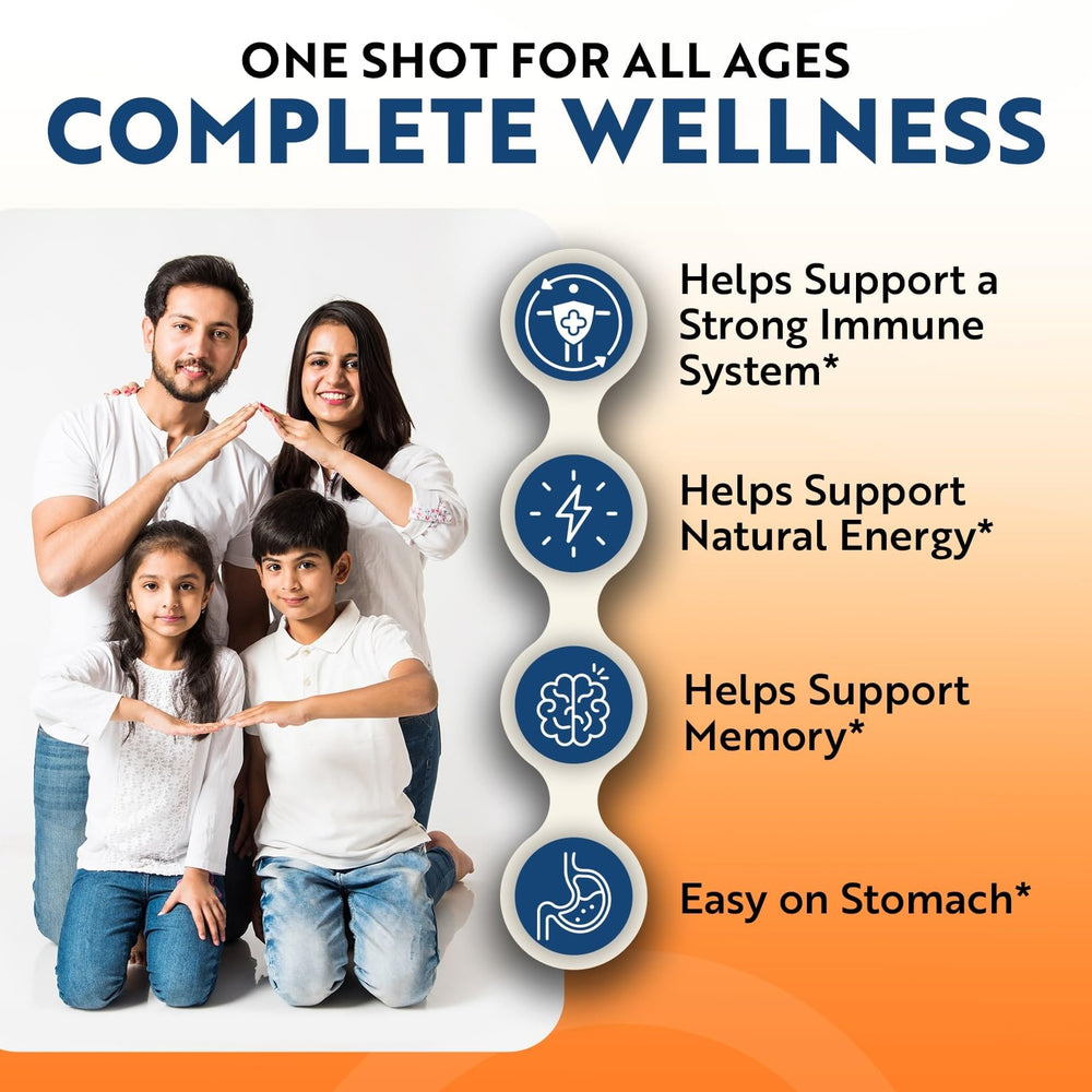 Close-up of Passion 4 Life liquid multivitamin ingredients