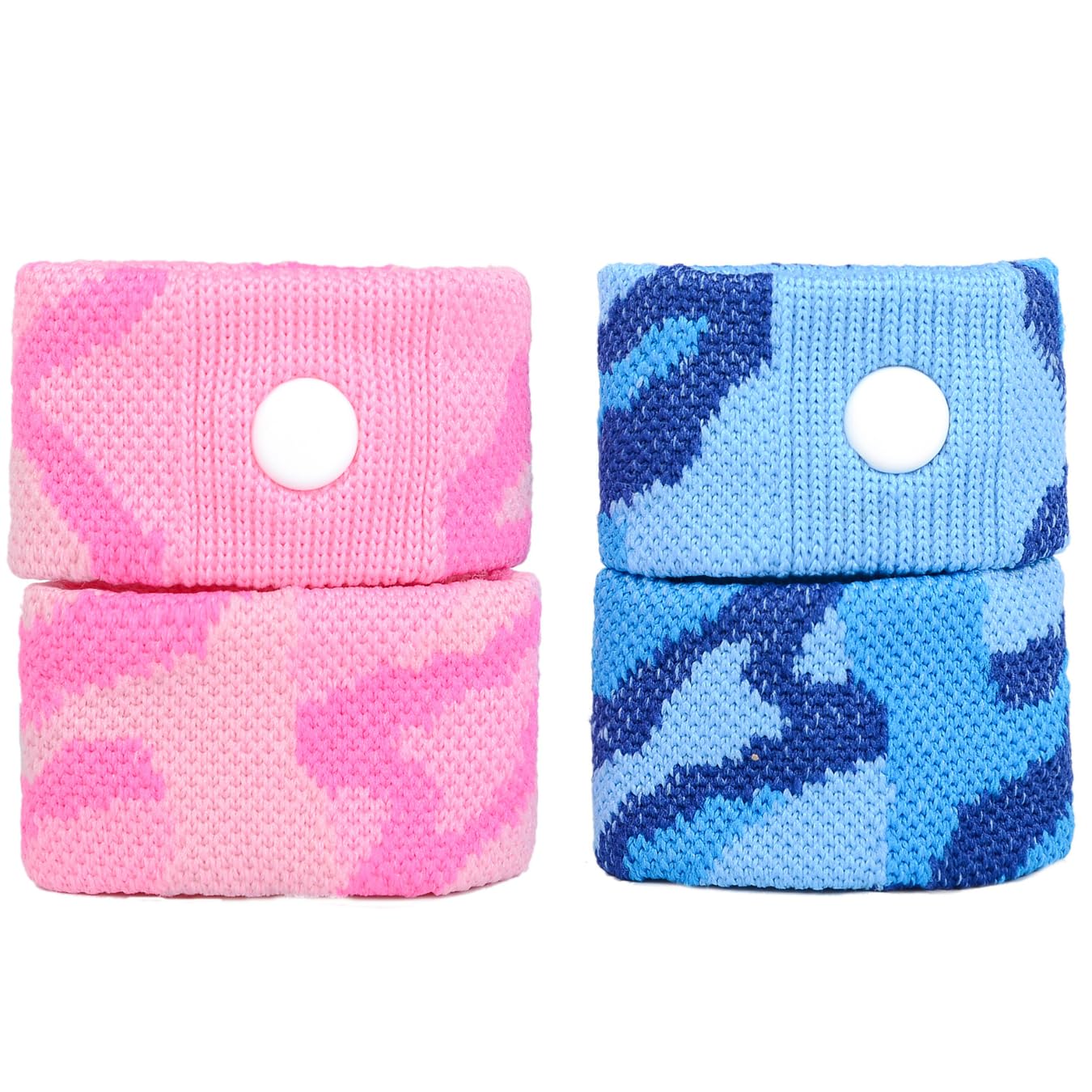 P6 kids wristband close-up blue highlights comfortable fit for long trips.