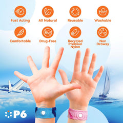 P6 pack ready for travel featuring two colors for kids.
