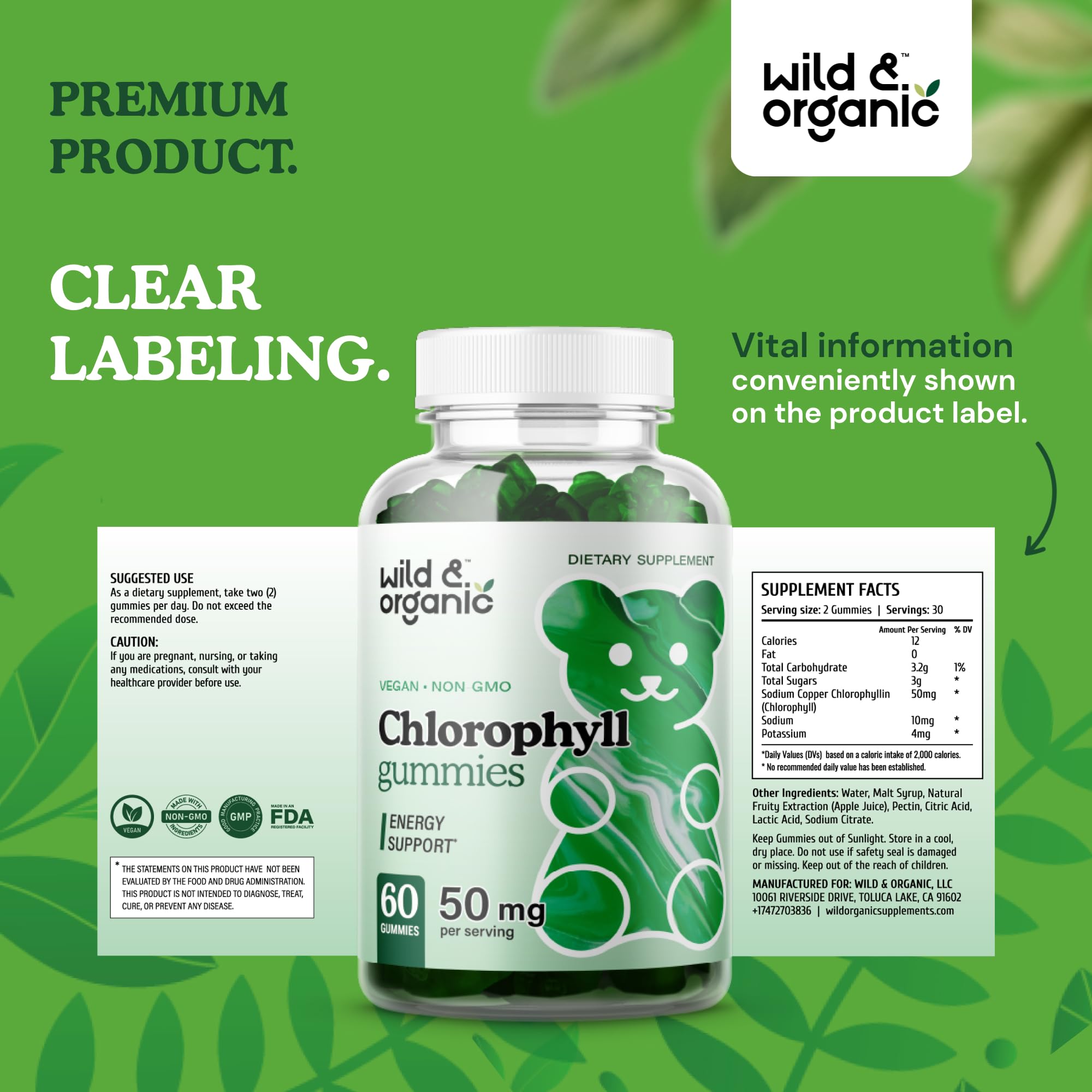 Two bottles shown to emphasize 60 chews per bottle and 30-day supply