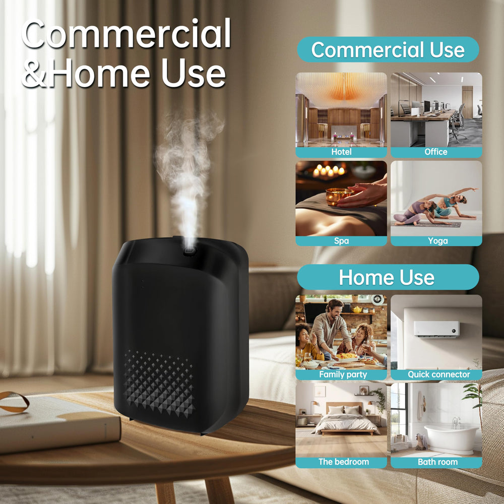 Package contents including diffuser, bottle, plug, and accessories