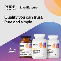Two-pack packaging of PureFormulas Potassium supplement