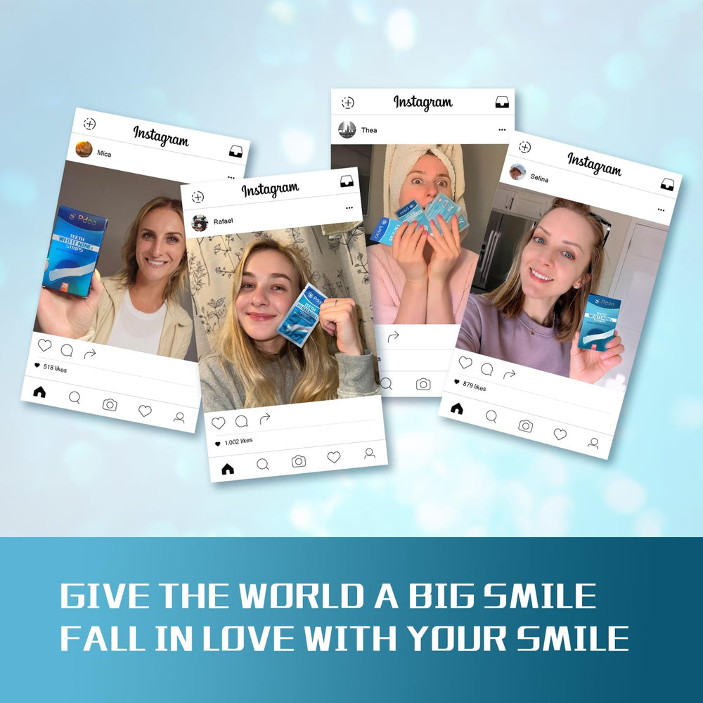 Product packaging and whitening strips