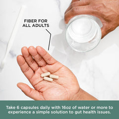 Packaging illustrating digestive health benefits