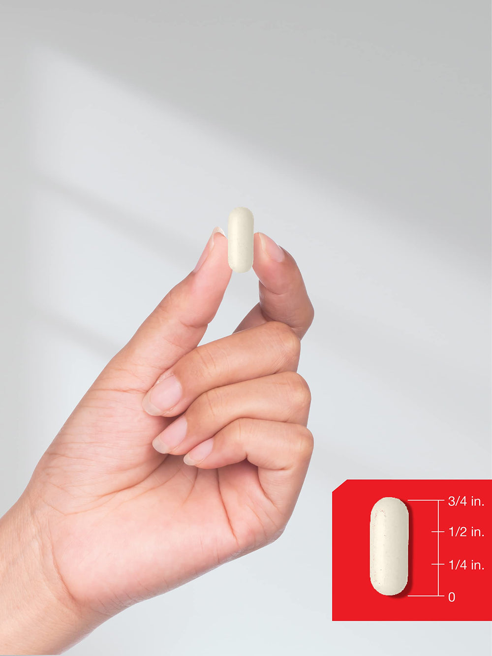 Packaging and dosage chart for L-Arginine 4000mg