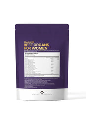 Packaging back with product branding and nutrition details