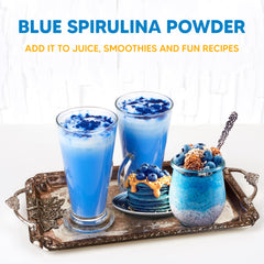 Packaging of Yogi Super Foods Blue Spirulina Powder