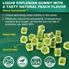 60-count bottle of digestive enzymes gummies