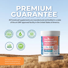 Product packaging: 30-capsule bottle of women's probiotics
