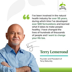 Packaging shot of Terry Naturally Bronchial Clear bottle