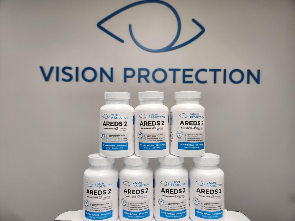 Packaging and bottle of Vision Protection AREDS2