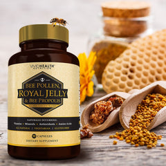 Retail packaging box for Royal Jelly capsules