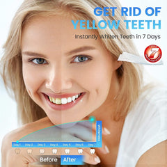 Packaging and usage directions for whitening strips